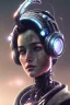 Placeholder: portrait,beautiful robot, post-apocalyptic in a cyberpunk city, realistic, intriacte detail, sci-fi fantasy style, volumetric lighting, particales,highly detailed,cinamatic, deep colours,8k