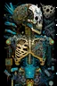 Placeholder: Nychos an exploded view of an android r2i robot. With his master illustrator and urban artist known for intricate details and visually striking cross-sections, this urban artist's work is truly one-of-a-kind." hdr 8k masterpiece an visually striking cross-section and X-ray images, often with gory details. Using the word “exploded” adds a sense of motion showing disected parts inside out in hd with vivrant colors, Octane render, Unreal Engine, in a symbolic and meaningful style, insanely d