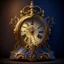 Placeholder: The clock from the movie “Beauty and the Beast” on a light background