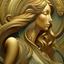 Placeholder: Painting of a woman with long hair, 3D curves and swirls in art deco style, hyperrealistic art deco gold mocha style 4k, art nouveau beauty woman, art deco painting, art nouveau style, art deco style, Elegant art nouveau style, exquisite digital illustration, modern art nouveau, art deco illustration, intricate art deco patterns