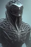 Placeholder: evil berserker, alien, tron, bitcoin eyes, 8k, finely detailed, photo realistic, hr giger