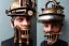 Placeholder: steampunk head man