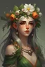 Placeholder: Female elf with flowers in hair