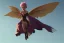 Placeholder: a flying fairy, on a farm