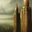 Placeholder: Retrofuturistic,Neogothic architecture,Metropolis otto Hunte, imperial city, uphill Road,detailed facades,detailed painting, 8K resolution, #film, diffuse light,German noir,matte painting,felix kelly