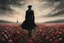 Placeholder: Childe Roland to the Dark Tower Came, standing in a proliferous field of faded roses