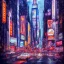 Placeholder: New York City at night