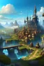Placeholder: Fantasy city main land