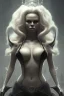 Placeholder: Pamela Anderson as evil queen in black leather, leather, busty, cleavage, angry, stern look. character design by cory loftis, fenghua zhong, ryohei hase, ismail inceoglu and ruan jia. unreal engine 5, artistic lighting, highly detailed, photorealistic, fantasy