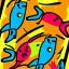 Placeholder: fish pop art