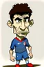 Placeholder: Anthony Modest French soccer player cartoon 2d