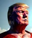 Placeholder: Photo realistic, Wrestler Donald trump, wrestling, American shot, sweat, blood, red breeches, suspenders, retro style, 80s, hot ambient, photo studio, vibrant color, gradient, highly detailed, art stations, concept art, smooth, unreal engine 5, god rays, ray tracing, RTX, lumen lighting, ultra detail, volumetric lighting, 3d, finely drawn, high definition, high resolution.