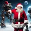 Placeholder: Santa Claus encounters Skynet