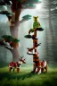 Placeholder: lego tree forest animals children