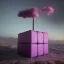 Placeholder: purple cube, energy power plant