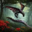 Placeholder: beautiful, stunning baby dragon, iridescent wings, glittery scales, forest, globes of light, flowers, 8k resolution, 3D octane render, intricate, sharp, crisp, digital art, detailed matte, volumetric lighting George Grie, Anne Dittman, Anne Stokes, Lisa Parker, Selina French, greg rutowski