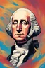 Placeholder: "Generate an artistic portrayal of George Washington's visage slowly melting, resembling paint trickling down a canvas, capturing the surreal transformation with vivid colors and fluid motion."