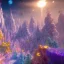 Placeholder: blue gold and violet landscape with multicolored crystals falling from the sky, full of details, smooth, bright sunshine，soft light atmosphere, light effect，vaporwave colorful, concept art, smooth, extremely sharp detail, finely tuned detail, ultra high definition, 8 k, unreal engine 5, ultra sharp focus