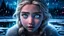 Placeholder: Hyper Realistic Photographic-view of Young Beautiful princess frozen deep-down a frozen-lake with the terrified look on her face & eyes dramatically open with-frozen-tears-&-terrified-worried-expressions in her beautiful-eyes at night showing dramatic & cinematic ambiance.