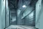 Placeholder: comic frontbook cover of a giant backroom, liminal space, trending in artstation, one point perspective, Wide-angle lens, basement, close to the ground take, very simple, minimalistic design