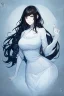 Placeholder: generate a realistic image of a skinny girl with white skin blue eyes and black hair