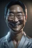 Placeholder: asian surgeon portrait smiling, scalpel pose, dark lighting, hyper-realistic, Meticulously intricate perfectly symmetrical extremely detailed, portrait, pixiv daily ranking, pixiv, extreme depth of field, artstation, spectacular details, volumetric lighting, masterpiece, cinematic, Hollywood production, 8k resolution, high definition, max octane render, vivid colors, max resolution, unreal engine , max perfectionism, realistic composition, professional photography, max focus, masterful technique