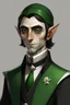 Placeholder: butler, elf with dark hair, right eye black, left green