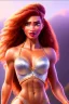 Placeholder: hyper realist, hyper detailed, stunningly beautiful Teela, athletic realistic body, by greg rutkowski, magali villeneuve, artgerm, wlop, rossdraws, concept art, digital painting