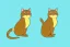 Placeholder: cute cat illustration isolated