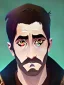 Placeholder: Portrait of a 30 year old strange gay wizard like Jake Gyllenhaal