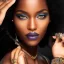 Placeholder:  a pretty black women pretty makeup in harry potter standing nice escape dreamlikeart style created by Anon739309