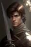 Placeholder: noble swordman short brown hair