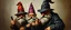 Placeholder: master oil painting by Rembrandt, magia mafia spy gnomes soap opera poster