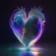 Placeholder: iridescent electric heart