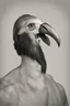 Placeholder: Man with a beak