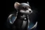 Placeholder: a sleek, magical weasel with fur that shifts between dark blacks and twilight grays. His eyes are large, sparkly, and filled with curiosity. Around his neck is a collar that softly hums and seems to be made of shadowy material. As Umbrus moves, you can picture small, arcane runes appearing and disappearing along his body, leaving a magical trace in the air. His paw pads are almost see-through, leaving delicate patterns behind as he explores the enchanted world.