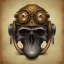 Placeholder: steampunk monkey headskull worrior