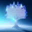 Placeholder: hedjuk,Tree of Life, crystal city crystalline in the sky, renderin, room, cosmic, opalescent, 100mm, opalescent, gemstones, crystals, object, other worldly,water, cristal rock ,bright, ice backg