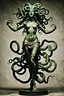 Placeholder: Gorgon medusa in full height, dancing
