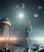 Placeholder: Ultra Realistic retro sci-fi 1960 scene, waist up view portrait, blonde woman, sweet young Marilyn Monroe face, perfect iris, tight latex coat, Strange planet background, Retro sci-fi style glass helmet, sphere dron, fog, rain, soft color, highly detailed, unreal engine 5, ray tracing, RTX, lumen lighting, ultra detail, volumetric lighting, 3d, finely drawn, high definition, high resolution.