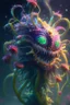 Placeholder: Slimy clown flower creature alien,FHD, detailed matte painting, deep color, fantastical, intricate detail, splash screen, complementary colors, fantasy concept art, 32k resolution trending on Artstation Unreal Engine 5