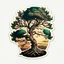 Placeholder: sticker of a tree