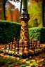 Placeholder: Schach Springer, Herbst, Turm