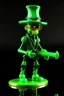Placeholder: A plasmoid made of translucent green slime wearing Groucho Marx glasses, leather armor and a fedora. He is wielding a crossbow.