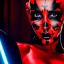 Placeholder: Ultra detailed fullbody Portrait in oil on canvas of busty ana de armas as female Darth Maul,wearing a skintight suit, extremely detailed digital painting,extremely detailed face,crystal clear Big eyes, mystical colors ,perfectly centered image, perfect composition, rim light, beautiful lighting,masterpiece,8k, stunning scene, raytracing, anatomically correct, in the style of Wizyakuza and robert e howard and InHyuk Lee and Ohrai Noriyoshi and Simon Bisley.