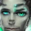 Placeholder: Man with one green one blue eye