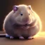 Placeholder: Deri ceket giymiş siyah tüylü hamster,highly detailed, grainy, realistic, unreal engine, octane render, bokeh, vray, cinema4d, movie