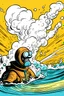 Placeholder: a character has Water breathing and uses a nuke