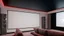 Placeholder: Generate an image of a sleek home cinema with our top-notch projectors and surround sound systems with a star-lined ceiling similar to a Rolls Royce in a high-rise penthouse