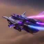 Placeholder: podracer concept purple lightning, Fast racing, motion blur